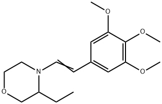 3-에틸-4-(3,4,5-트리메톡시신나모일)모르폴린 구조식 이미지