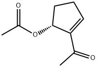 Ethanone, 1-[(5R)-5-(acetyloxy)-1-cyclopenten-1-yl]- (9CI) 구조식 이미지