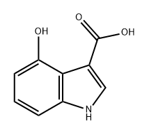 4-HYDROXYINDOLE-3-CARBOXYLIC ACID Structure