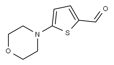 5-MORPHOLIN-4-YLTHIOPHENE-2-CARBALDEHYDE Structure