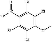 2,3,5,6-Tetrachloro-4-nitroanisole. 구조식 이미지