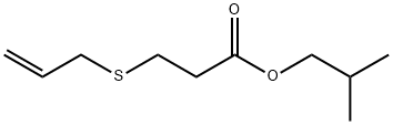 3-(Allylthio)propionic acid isobutyl ester Structure