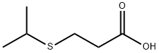3-(이소프로필티오)프로판산 구조식 이미지