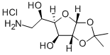 6-AMINO-6-DEOXY-1,2-O-ISOPROPYLIDENE-ALPHA-D-GLUCOFURANOSE HYDROCHLORIDE 구조식 이미지