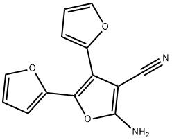 2-AMINO-3-CYANO-4,5-DI(FUR-2-YL)푸란 구조식 이미지