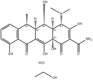 Doxycycline hyclate Structure