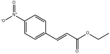 ETHYL (2E)-3-(4-NITROPHENYL)ACRYLATE 구조식 이미지