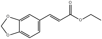 ethyl (E)-3-(1,3-benzodioxol-5-yl)acrylate 구조식 이미지