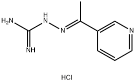 2-((E)-1-(3-pyridyl)ethylidene)-1-hydrazinecarboximidamide
hydrochloride 구조식 이미지