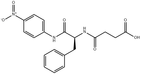 N-SUCCINYL-L-PHENYLALANINE P-NITROANILIDE 구조식 이미지