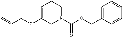 5-ALLYLOXY-3,6-DIHYDRO-2H-PYRIDINE-1-CARBOXYLICACIDBENZYL에스테르 구조식 이미지