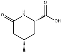 2-Piperidinecarboxylicacid,4-methyl-6-oxo-,(2S,4S)-(9CI) 구조식 이미지