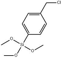 4-(CHLOROMETHYL)PHENYLTRIMETHOXYSILANE 구조식 이미지