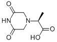 (S)-2-(3,5-디옥소피페라진-1-일)프로판산 구조식 이미지