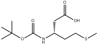 BOC-L-BETA-HOMOMETHIONINE 구조식 이미지