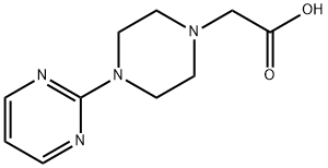 (4-피리미딘-2-일피페라진-1-일)아세트산 구조식 이미지