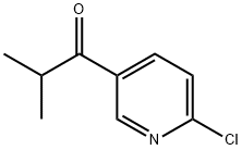 1-(6-CHLOROPYRIDIN-3-YL)-2-METHYLPROPAN-1-ONE 구조식 이미지