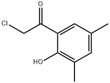 Ethanone, 2-chloro-1-(2-hydroxy-3,5-dimethylphenyl)- (9CI) Structure