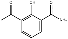 BenzaMide, 3-acetyl-2-hydroxy- Structure