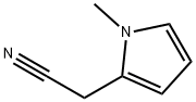 N-METHYLPYRROLE-2-ACETONITRILE 구조식 이미지