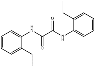 에탄디아미드,N,N-비스(2-에틸페닐)- 구조식 이미지