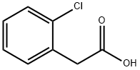 2-클로로페닐 초산 구조식 이미지