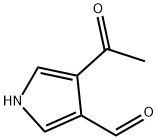 Pyrrole-3-carboxaldehyde, 4-acetyl- (8CI) Structure