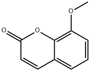 8-METHOXYCOUMARIN 구조식 이미지