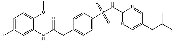 Glicetanile Structure