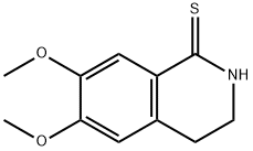 6,7-DIMETHOXY-1,2,3,4-TETRAHYDROISOQUINOLINE-1-THIONE Structure