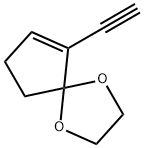 1,4-Dioxaspiro[4.4]non-6-ene, 6-ethynyl- (9CI) Structure