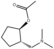 사이클로펜탄올,2-[(디메틸아미노)메틸]-,아세테이트(에스테르),(1R,2S)-(9CI) 구조식 이미지