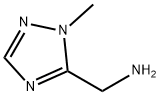 1-메틸-1H-1,2,4-트리아졸-5-메탄아민 구조식 이미지