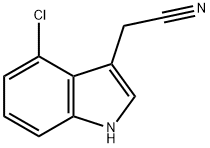 4-CHLOROINDOLE-3-ACETONITRILE Structure