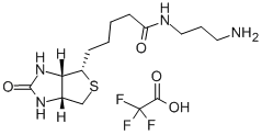 N-(+)-BIOTINYL-3-AMINOPROPYLAMMONIUM TRI 구조식 이미지