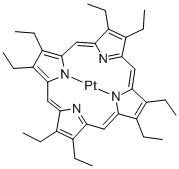 2,3,7,8,12,13,17,18-Octaethyl-21H,23H-porphine platinum 구조식 이미지