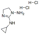 1H-Imidazole-1,2-diamine,N2-cyclopropyl-4,5-dihydro-,dihydrochloride(9CI) Structure