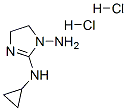 1H-Imidazole-1,2-diamine,N2-cyclopropyl-4,5-dihydro-,dihydrochloride(9CI) 구조식 이미지