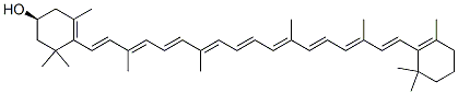 (1S)-3,5,5-trimethyl-4-[(1E,3E,5E,7E,9E,11E,13E,15E,17E)-3,7,12,16-tetramethyl-18-(2,6,6-trimethyl-1-cyclohexenyl)octadeca-1,3,5,7,9,11,13,15,17-nonaenyl]cyclohex-3-en-1-ol Structure