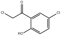 Ethanone, 2-chloro-1-(5-chloro-2-hydroxyphenyl)- (9CI) 구조식 이미지