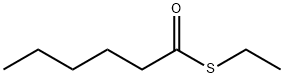 Hexanethioic acid S-ethyl ester Structure