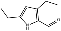 1H-피롤-2-카르복스알데히드,3,5-디에틸-(9CI) 구조식 이미지