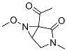 3,6-Diazabicyclo[3.1.0]hexan-2-one,1-acetyl-6-methoxy-3-methyl-,(1R,5R,6R)-rel-(9CI) 구조식 이미지