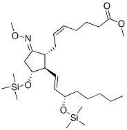 (5Z,11R,13E,15S)-9-(Methoxyimino)-11,15-bis[(trimethylsilyl)oxy]-5,13-prostadien-1-oic acid methyl ester Structure