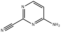 2-Pyrimidinecarbonitrile, 4-amino- (9CI) 구조식 이미지