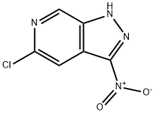 1H-Pyrazolo[3,4-c]pyridine,5-chloro-3-nitro- Structure