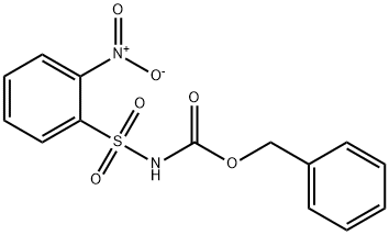 N-CARBOBENZOXY-2-NITROBENZENESULFONAMIDE Structure