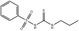 N-(Phenylsulfonyl)-N'-propylthiourea Structure