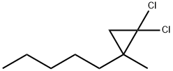 1-(2,2-Dichloro-1-methylcyclopropyl)pentane Structure