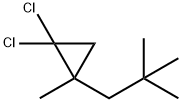1,1-디클로로-2-메틸-2-네오펜틸시클로프로판 구조식 이미지